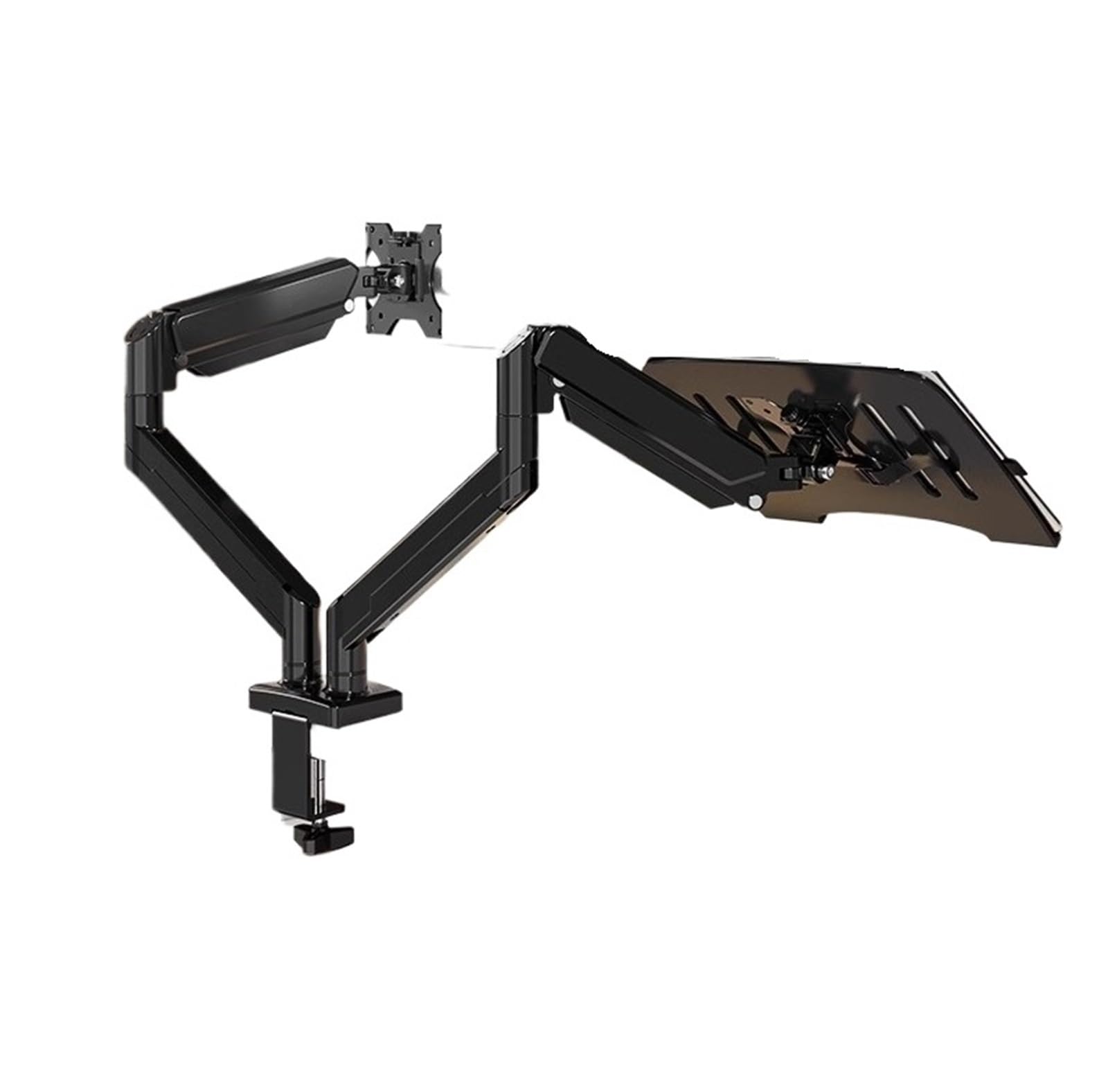 Ikpgbzxm Onescreenandonetrayblack Monitor Stand Robotic Arm Desktop Rotation(Onescreenandonetrayblack)