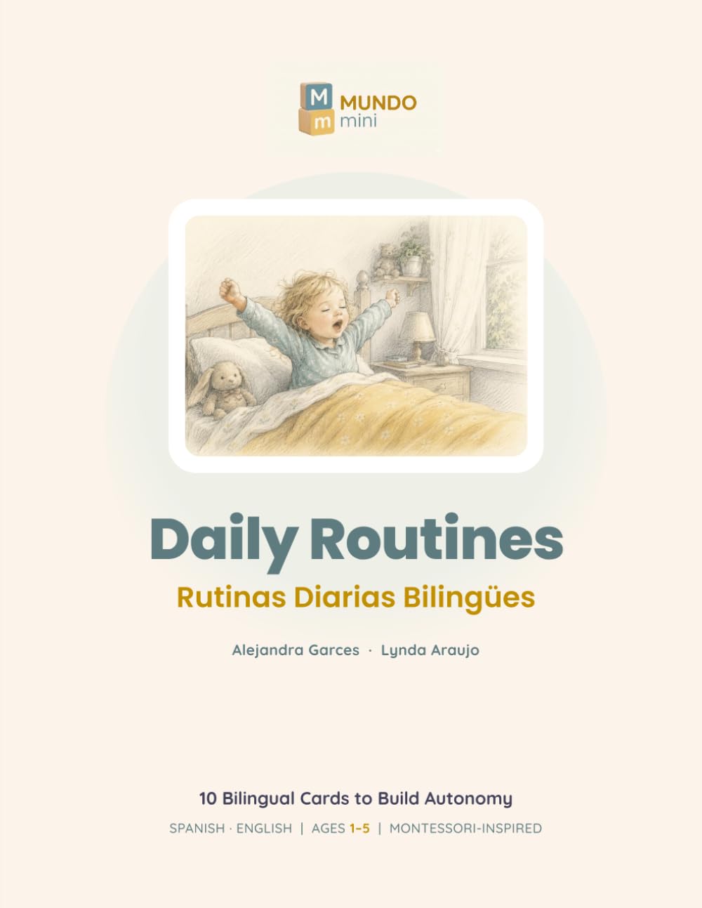 Mundo Mini: Daily Routines: Bilingual Daily Routines / Rutinas Diarias Bilingües — 10 Cards to Build Autonomy