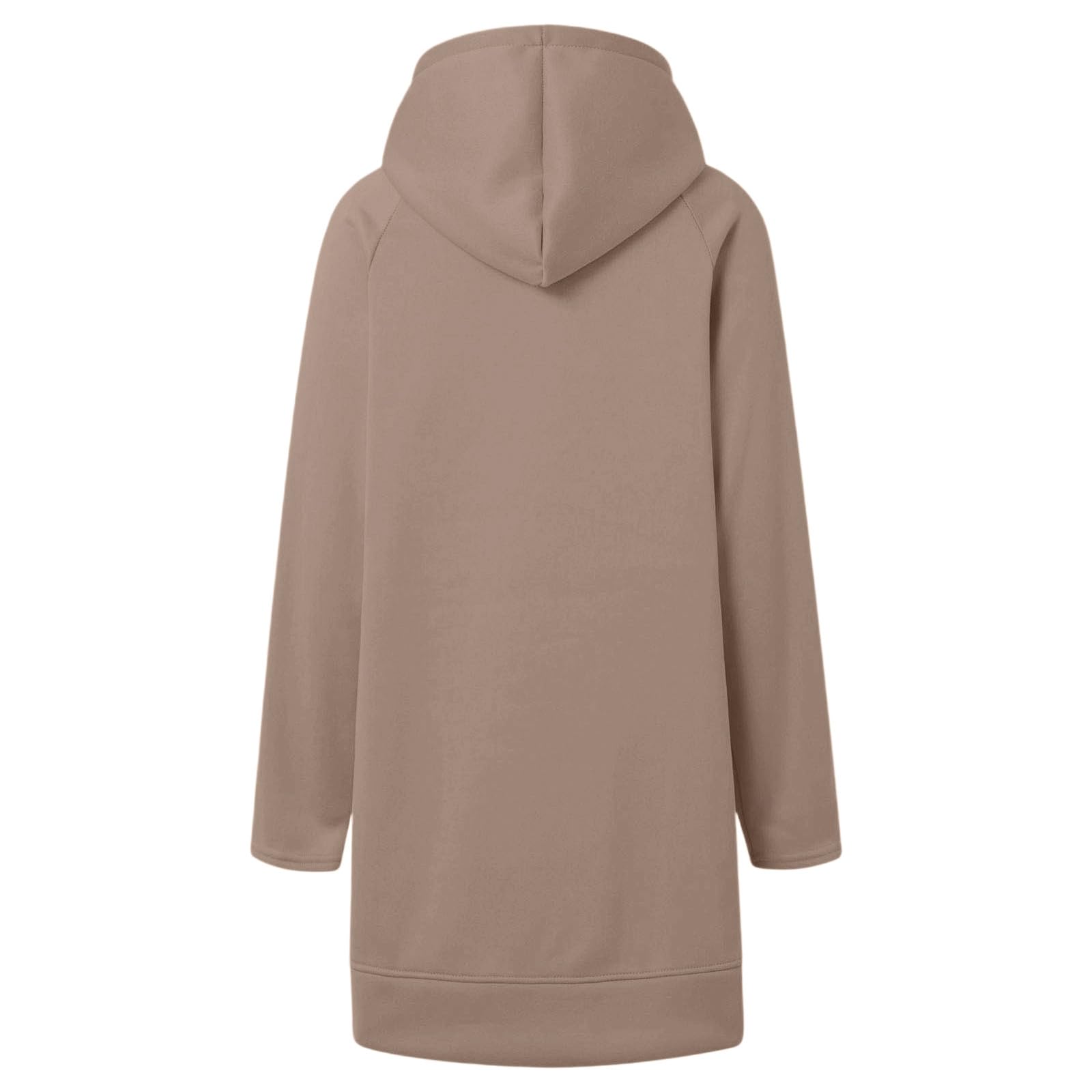 Generico Felpa Lunga Donna Oversize Felpe da Lavoro Donna con Cappuccio Hoodie Top a Maniche Lunghe Oversize Pullover Larga Leggero Elasticizzato Basic per Lo Sport da Corsa