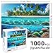 Sutinban Sea Turtle 1000 Piece Puzzle for Adults, Coolest Adult Puzzle 1000 Pieces, Wave Spirit Hawaii Ocean Jigsaw Puzzles Home Decor Happy Family Time