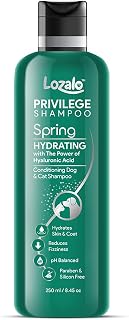Lozalo Privilege Pet Conditioning Shampoo- 250 ml, Spring, Hydrating Shampoo with Hyaluronic Acid, Coat Cleansing, Paraben... Price In India