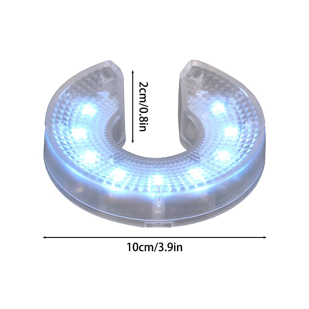 2 Stück LED Golf Loch Lichter, Beleuchtet Bei Nacht, Verstellbares Golfloch Leuchten mit Linse für Golf Party, Camping