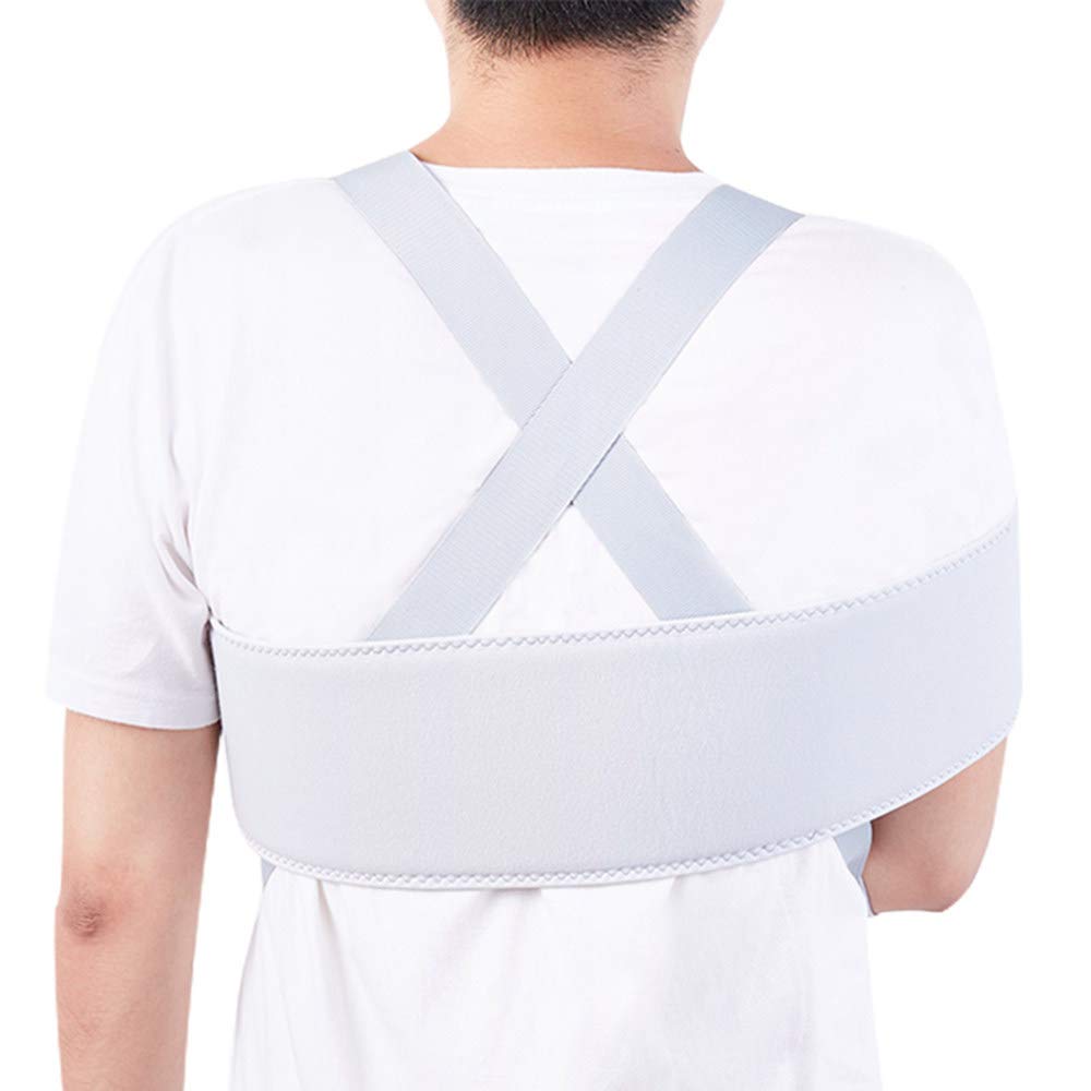 Soporte inmovilizador de Hombro con Cabestrillo para Brazo - Soporte para Brazo con Cabestrillo para Hombro con Soporte para Pulgar para estabilizar, Manguito rotador, Dolor de muñeca en el