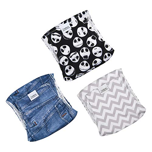 Image of CuteBone Dog Belly Bands for Male Dogs Wraps Washable Doggie Diapers DM06XL
