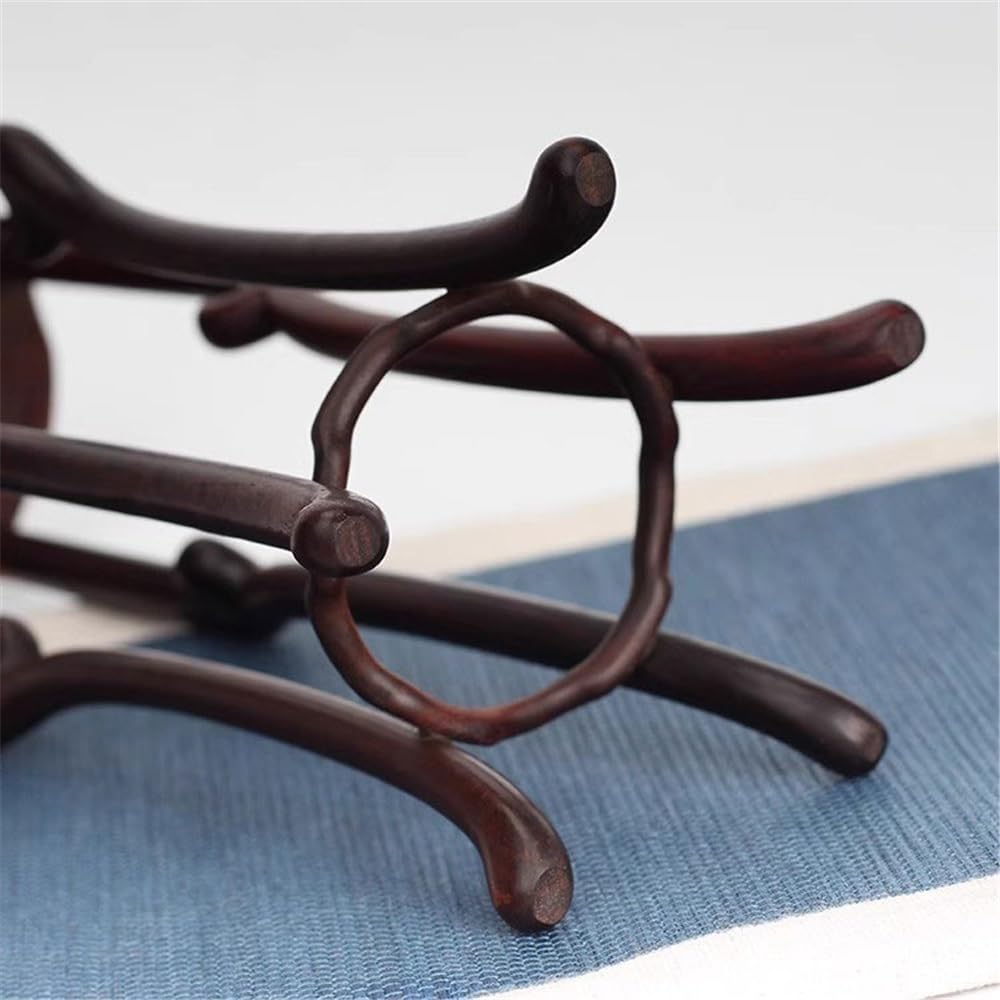 Stojak na kwiaty Okrągły stołek Rosewood Stojak na czajnik, wazon, bonsai, do dekoracji domu i biura, stojak na rośliny
