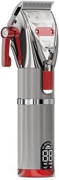 Hair Trimmer Professional Hair Clipper Hair Trimmer for Men All Metal Haircut Machina Adjustable Haircut 7000rpm/min Hair Care and Styling Color M5 with Box, Size UK Plug