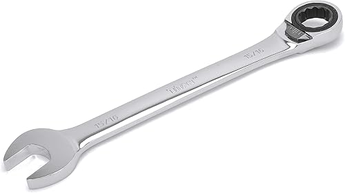 Miniatura 9 de Titan 14601 Llave combinada de trinquete reversible de 14 pulgadas, 12 puntos, 72 dientes