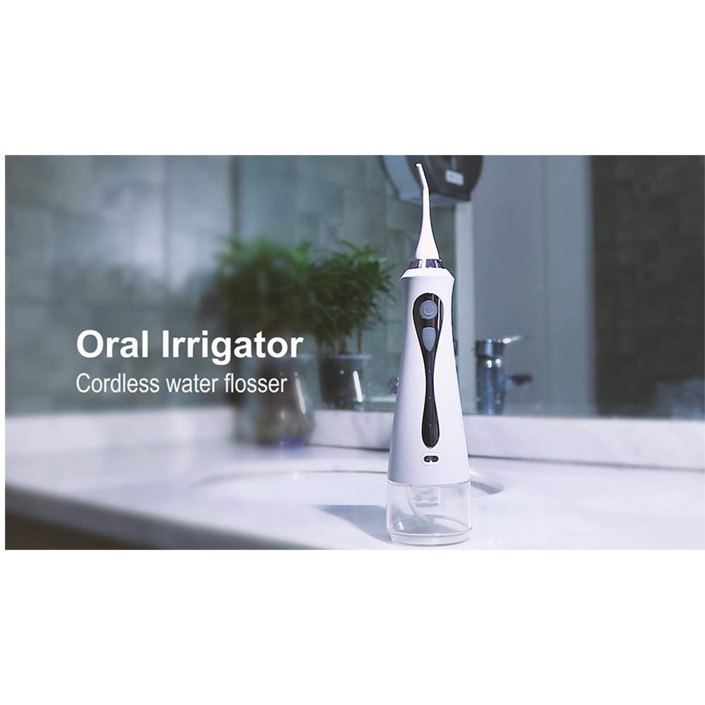 Irrigador bucal portátil de viaje, irrigador bucal de agua, aleta oral, recargable, irrigador dental de viaje inalámbrico