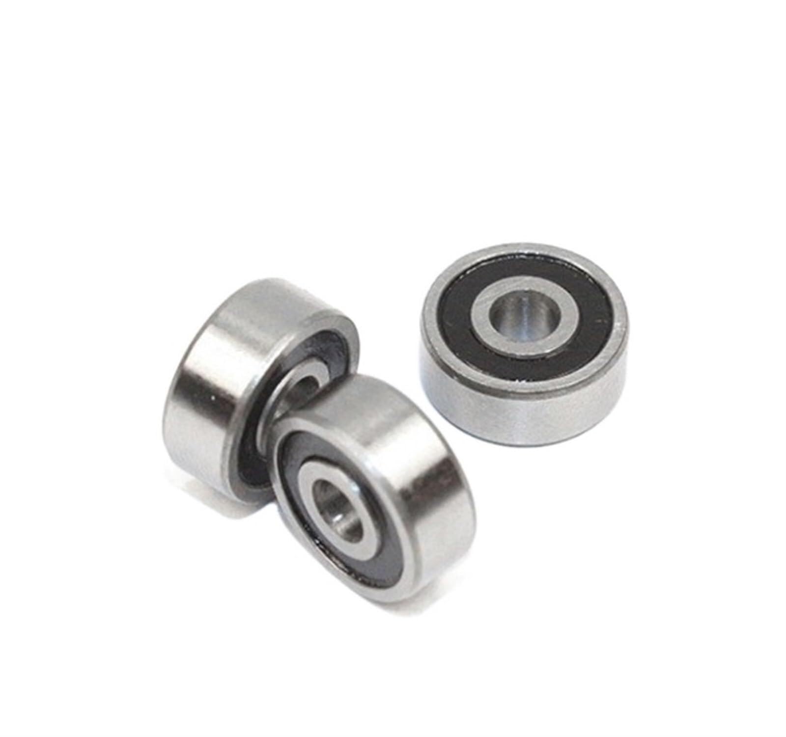 Bimetaliczna uszczelka tarczy mikro łożysko zwykłe 10 szt. 687RS 7x14x5mm kulkowe(687-rs - 7x14x5mm)