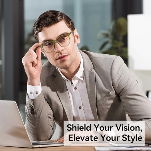 Image of Dollger Blue light Glasses for Women Men Oversized Anti Blue Light Blocking Glasses Frame Eye Strain Computer Eyewear