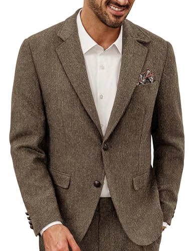 PJ PAUL JONES Mens Vintage Wool Blend Blazer