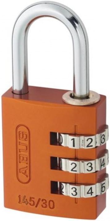 Abus 145/20 20mm Aluminium Combination Colour Padlock 46626