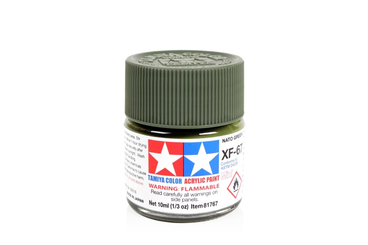 Tamiya Acrylic Mini XF-67 NATO Green 10ml Paint Bottle
