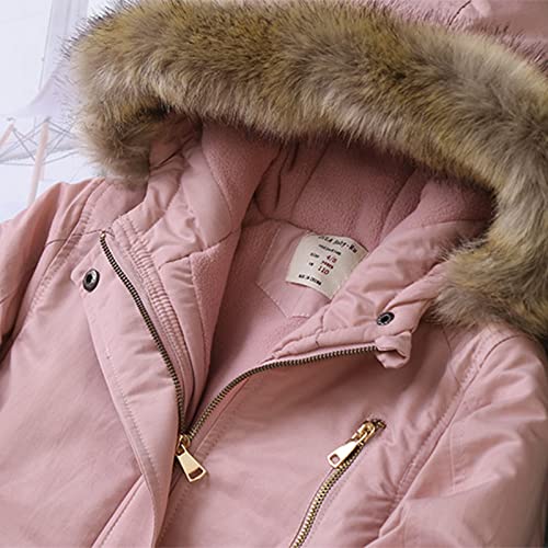 Baby Girls Boys' Fleece Lined Jackets Coat With Hoodie Zip Up Toddler Winter Warm Thick Outerwear4