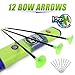 Sport Series Archery Shooting Set, Bow & Arrow Toy, Basic Archery Set Outdoor Hunting Game, Bow and Arrow for Kids Boys Girls, Include Shoulder-strapped Quiver and 12 Suction Cup Arrows