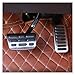 Car Foot Brake Pedal Pedals Cover Stainless Steel Car Foot Pedal for Kia for Pegas for Soluto for Sephia 2018 2019 2020 2021 2022 Accelerator Brake Non-Slip Pedal (Size : 1pcs)(3 pcs)
