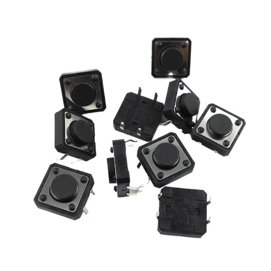 Micro-interrupteur bouton-poussoir 12x12x5 composants électroniques mini interrupteur 4 pieds