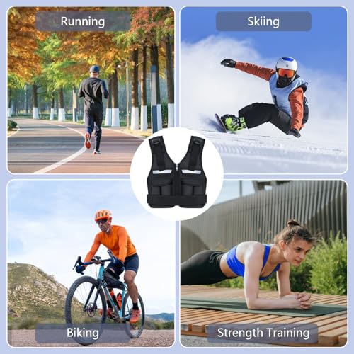 Gilet de poids réglable haut de gamme de 0,9 kg à 7 kg pour entraînement de course