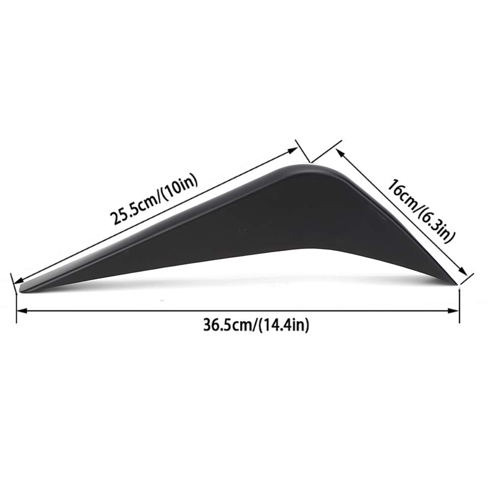 Diyeeni Panel Spojlera Tylnego Zderzaka Zestaw Karoserii Dyfuzora Powietrza do C7 14-19, Dyfuzor Deflektora Samochodu, Poprawa Aerodynamiki, Czarny ABS