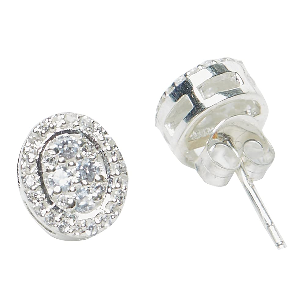 Women's Charming CZ Stone Pendant Set, Elegant Gift