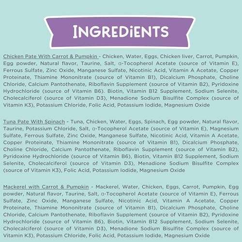 Image of LOVE, NALA Irresistible Pate Variety Pack - Tuna, Chicken, Mackerel Natural Adult Cat Wet Food - Grain Free, Non-GMO, Fiber Blend, Minerals, Vitamins - 12 Pack 2.1 lbs.