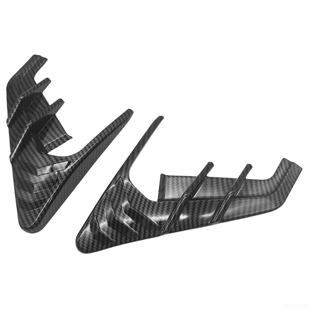 Kit di 2 coperture per frecce laterali per Tesla per il modello 3 Y per esterni e per protezione (effetto fibra di carbonio)