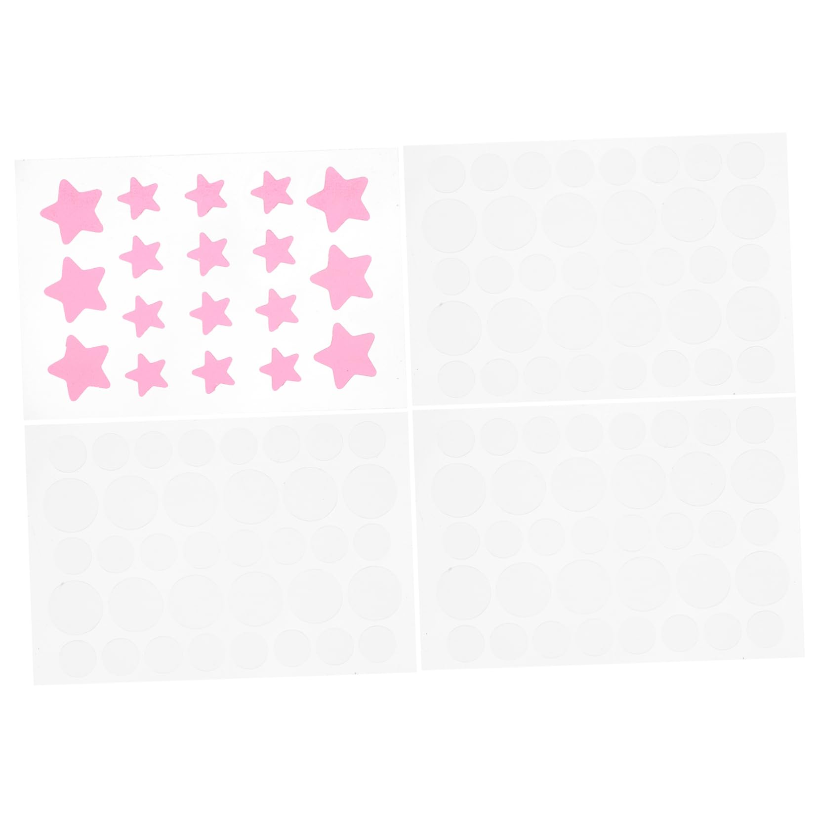 Parches Para Acné Hidrocoloides Coloridos Para Espinillas De Parches Invisibles Para Cuidado Facial Material Y Efecto Hidratante 4 Hojas X 5