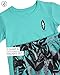 Volcom Baby Boys Swim Set - 2 Piece Short Sleeve Swim Shirt Graphic Tees & Board Shorts - Infant Toddler Little Boys Swimsuit, Size 18 Months, Sea Spray