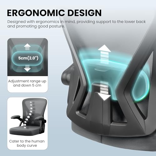 Cadeira de escritório, cadeiras ergonômicas de mesa para computador doméstico, cadeira de malha resp