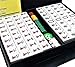Mose Cafolo Professional Chinese Mahjong Set X-Large 144 Numbered 1.6 inch Melamine Tiles with Carrying Case - Complete Mahjongg Majiang Game Set (特大號麻將牌)