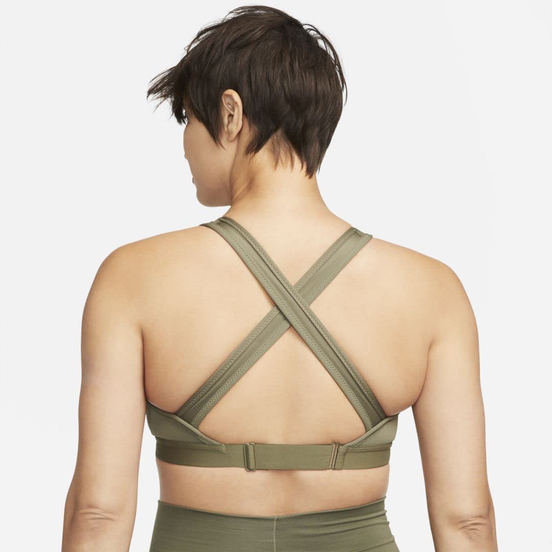 Nike Reggiseno sportivo da donna Dri-FIT Swoosh per maternità e allattamento, a sostegno medio, imbottito