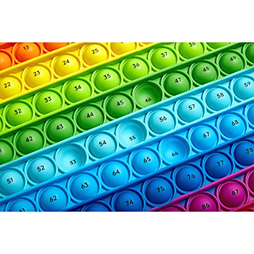 Learning Resources Hundred Board Sensory Bubble Popper, apprentissage des nombres et des motifs, outil sensoriel de mathématiques, adapté aux enfants de 3 à 10 ans – vue 4