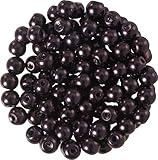glaswachsperlen 4mm Hohe Abriebfestigkeit RAYHER - Renaissance Glaswachsperlen, 4 mm ø, Dose 85 Stück, schwarz