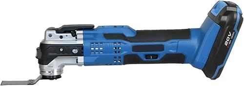 Miniatura 7 de Hancaner - Herramienta oscilante inalámbrica, multiherramienta oscilante de 20 V, 2.0 Ah, funciona con batería con ángulo de oscilación de 4°, 6