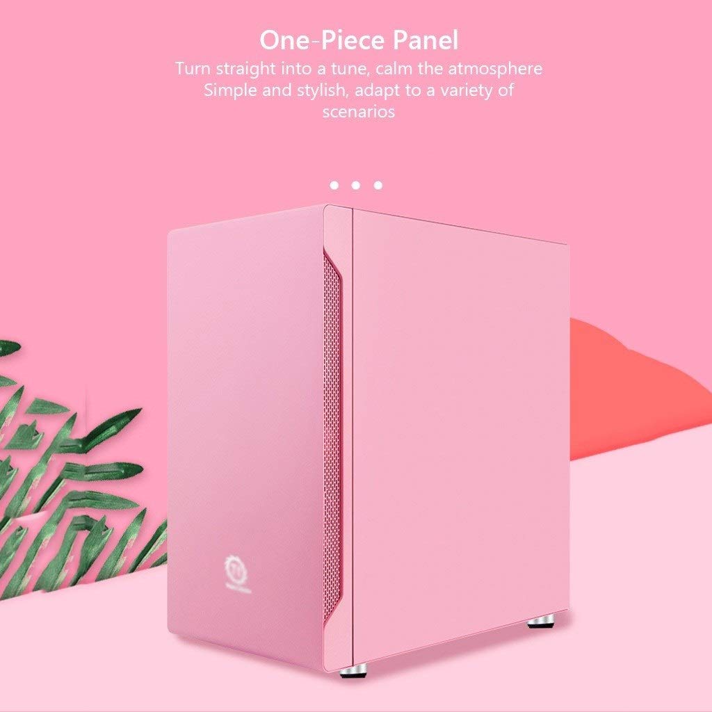 Amazon.co.jp: PCケース ピンクのATXケース、ミッドタワーPCゲーミング