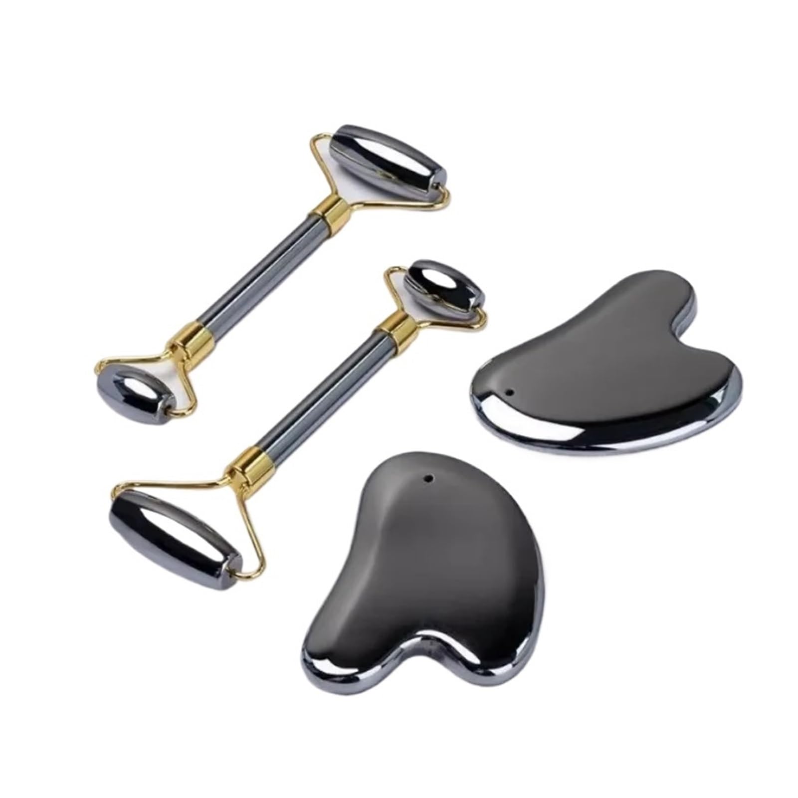 Terahertz Energie Stein Guasha Massage Werkzeug Roller Meridian Schaben Bord Akupunktur Punkt Massager Gesicht Auge Abnehmen(A)