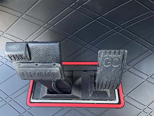 Huskey Parts Company Golf Cart Floor Mat Black Red Trim For Club Car Precedent 04+, Tempo/Onward 17+ #TOP2