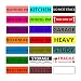 1008 Count Moving Labels Home Color-Coding Labels 21 Different Moving Stickers - 4 Bedroom 3 Bathroom Kitchen Fragile Blank Space Box Stickers 4.5" x 1" Packing Moving Supplies