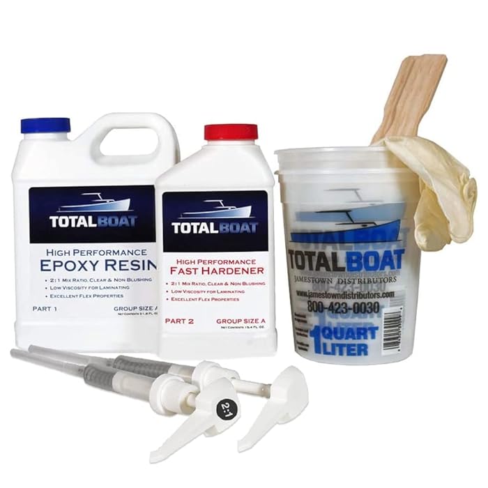 Buy TotalBoat High Performance Epoxy Kit, Crystal Clear Marine Grade