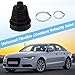 ACROPIX 1pc CV Joint Boot with 2 Stainless Steel Clamps, Waterproof & Dustproof CV Axle Boot Repair Kit Universal CV Joint Boot Fits for Most Cars