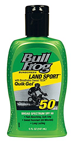 BullFrog Land Sport Quik Gel Sunscreen, SPF 50, 5 Ounce