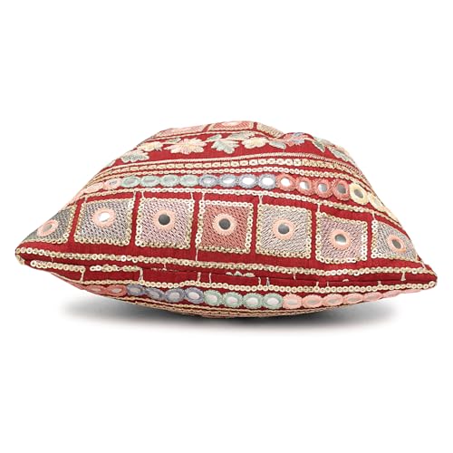 Image of LONGING TO BUY Indian Embroidered Pearl Potli Bag For Women, Sequence Design with Tassel, Wedding Potli Bags
