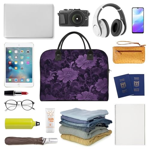 Maletín Morado Ligero para Laptop con Correa Ajustable miniatura 5