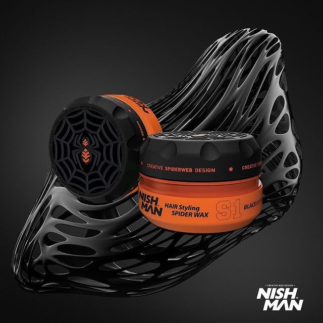 nishman Hairstyling Spider Wax S1 BLACK WIDOW 100ml / 3.4fl.oz