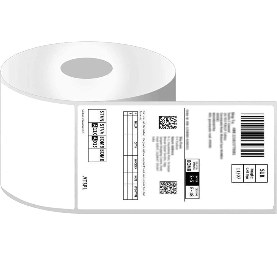 Direct Thermal Shipping 400 Labels Printer Sticker Roll, Pack of 1 (3 x 5 inch)-image-12