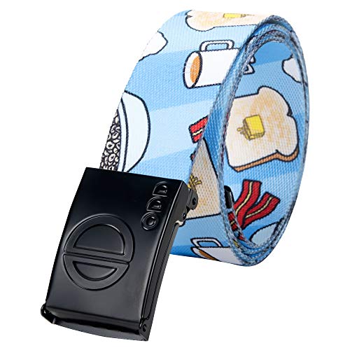 Odd Sox, Breakfast Nylon Web Belt, Adult, 1.5" inch3