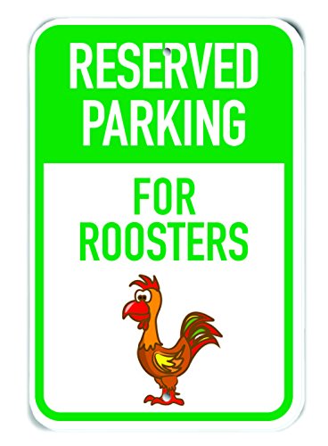 Panneau coq Reserved Parking aluminium rigide haute résistance