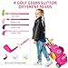Toddler Golf Set- Upgraded Kids Golf Clubs with 4 Balls, 2 Practice Holes and 1 Putting Mat, Indoor & Outdoor Sport Toys for Toddlers 2 3 4 5+ Years Old Educational Mini Golf Play Set Easter Gifts