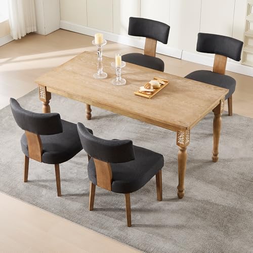 Chummaven Lot de 4 Chaise de Salle à Manger Mid-Century