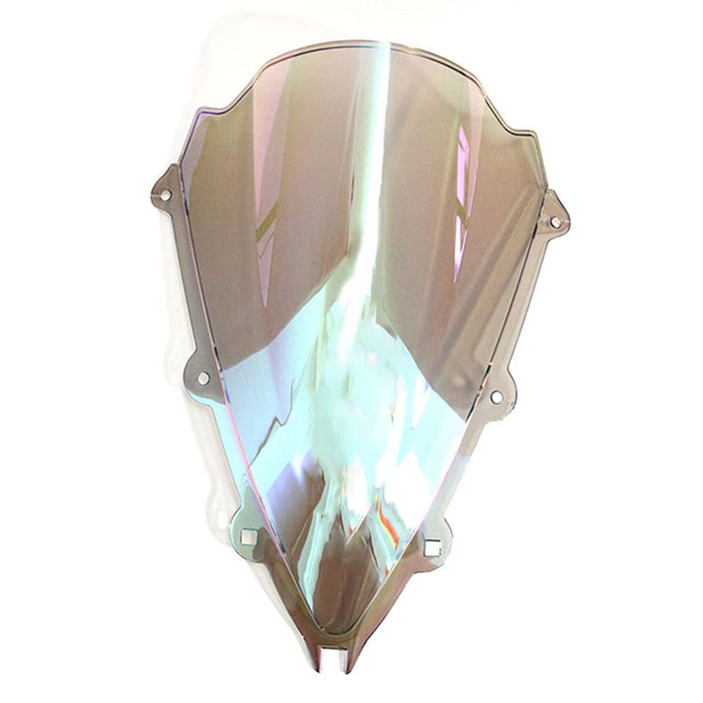 Pare-Brise Double Bulle Transparent Moto Pour Aprilia RS4 50/125 Et RSV4 - Protection Vent Et Débris